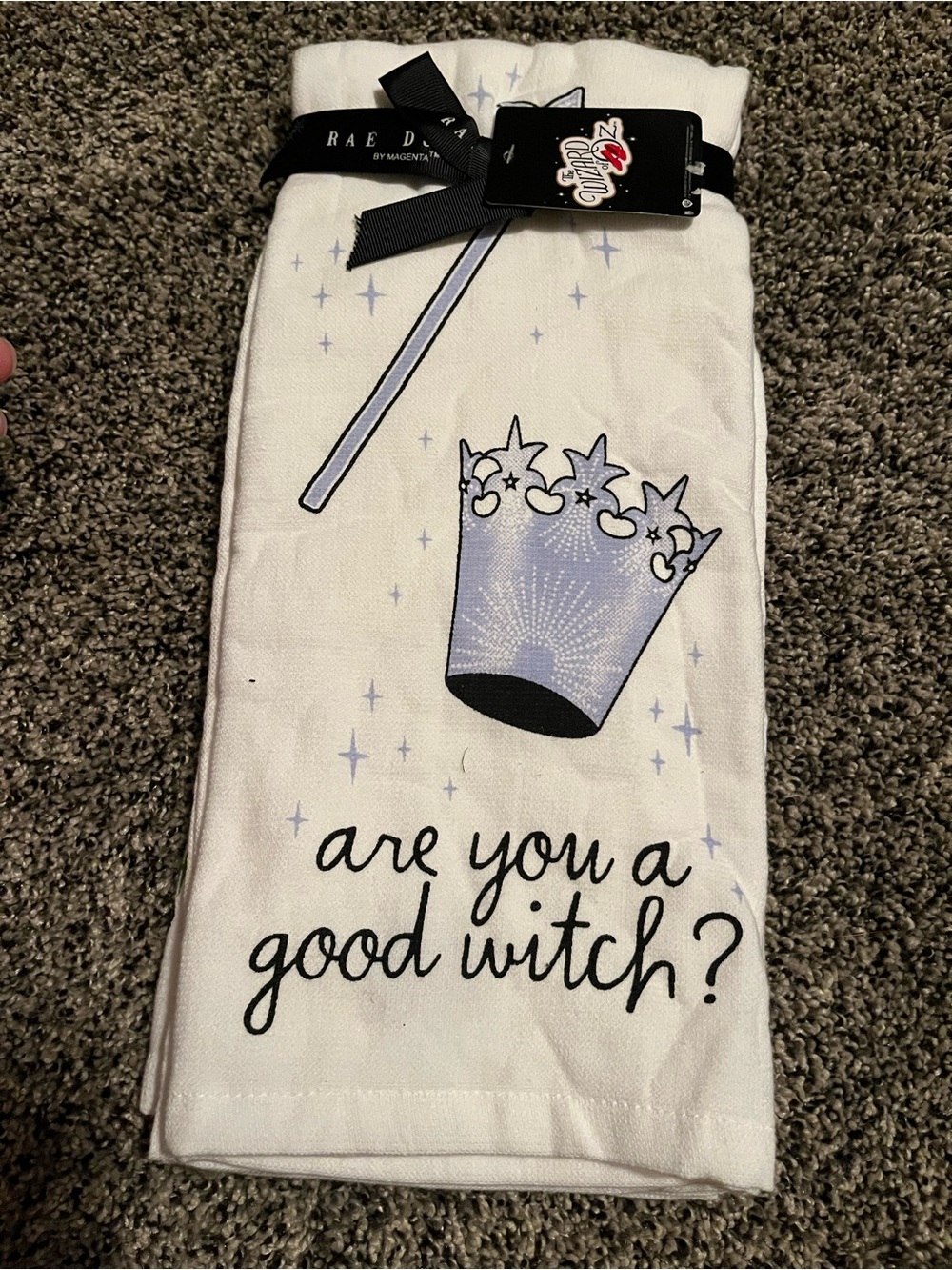 Rae Dunn Wizard of Oz kitchen hand towels